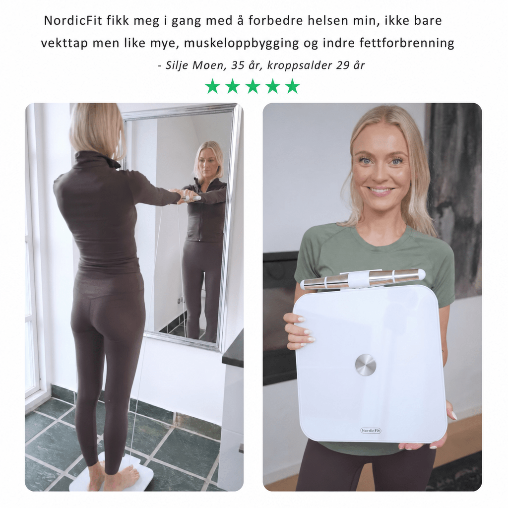 NordicFit Kroppsskanner (Inkl. norsk app) - AVABeauty.no